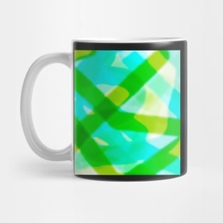 Bright green and blue Mug